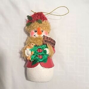 ✨️ Vintage Oxford Elite Snowman Ornament